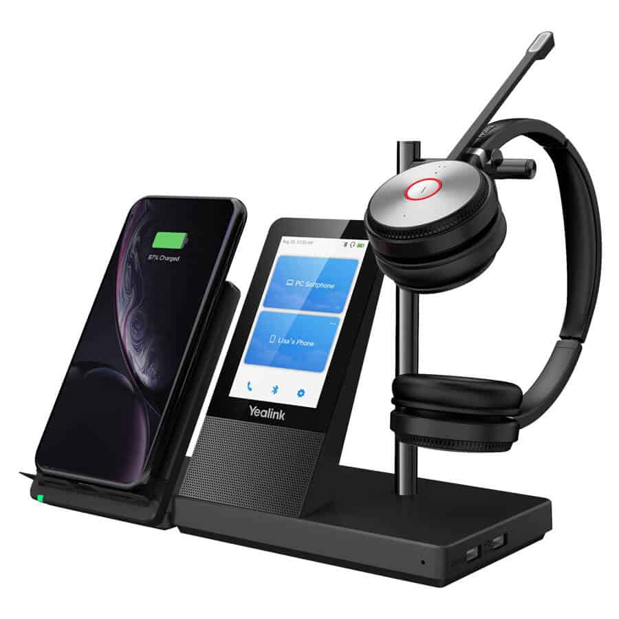 Yealink Headset - WH66 Dual/Mono UC Workstation DECT Wireless Headset